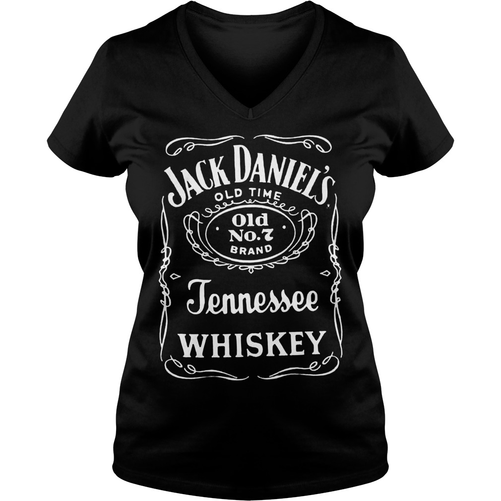 Jack Daniel's Label Tennessee Whiskey V Neck