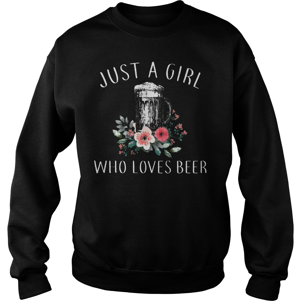 Just A Girl Who Love Beer Sweater