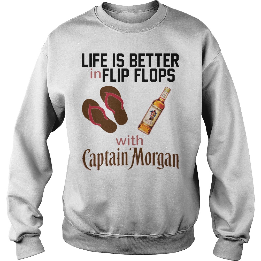 Life Is Better In Flip Flops With Captain Morgan Sweater