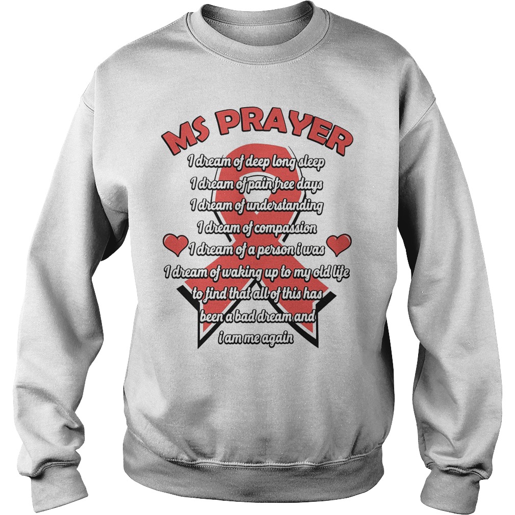 Ms Prayer Breast Cancer Sweater