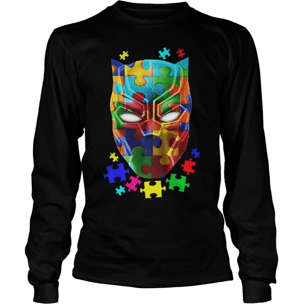 Official Autism Awareness Black Panther Longsleeve