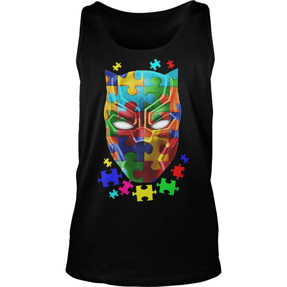 Official Autism Awareness Black Panther Tanktop