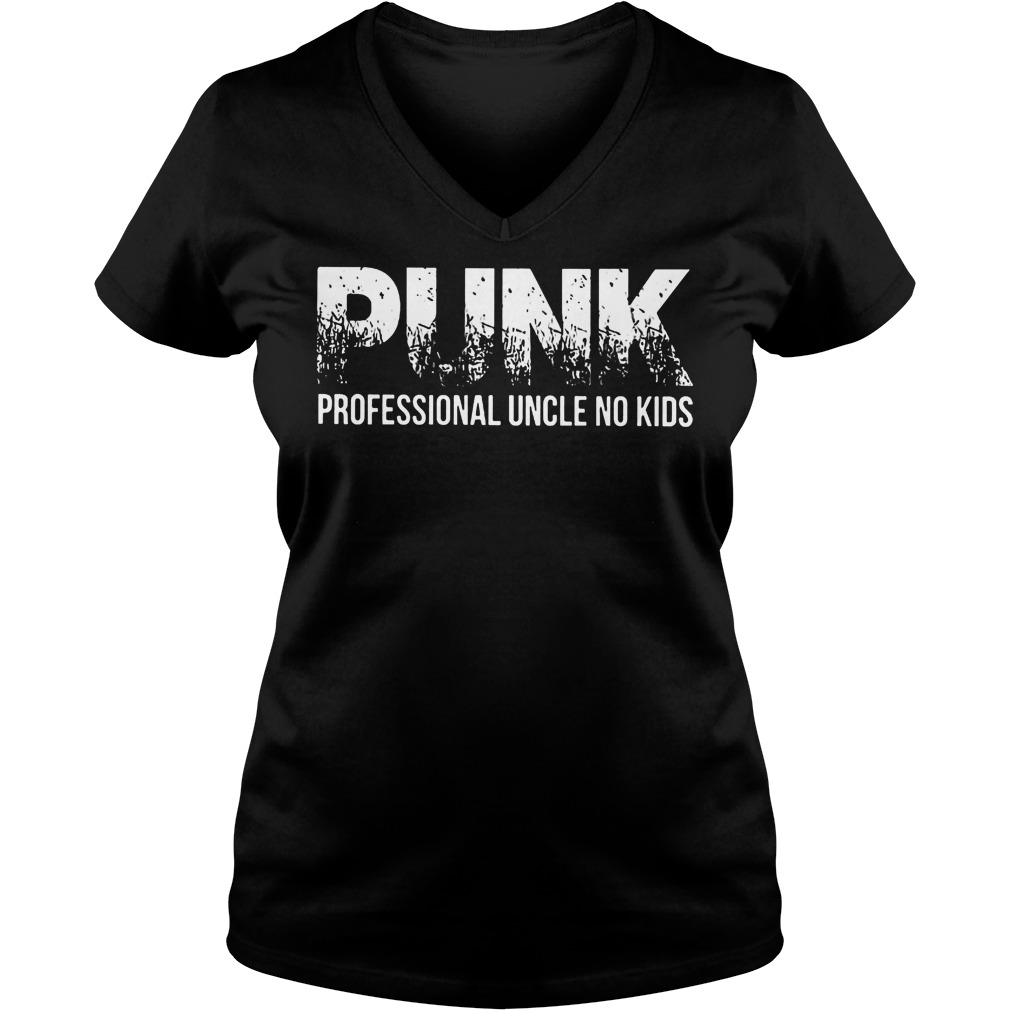 Punk Professional Uncle No Kids V Neck