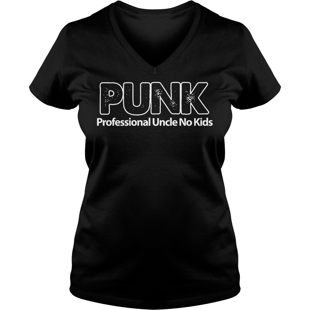 Punk Professional Uncle No Kids V Neck