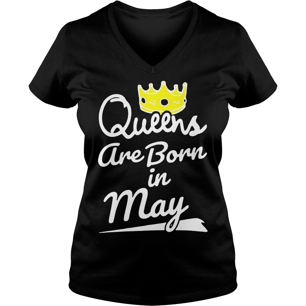 Queen Are Born In May V Neck
