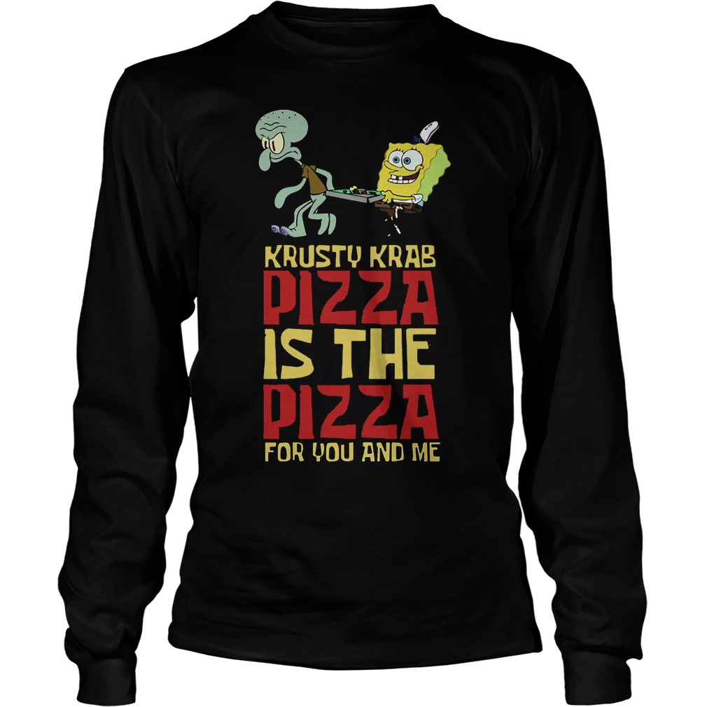Spongebob Squarepant Krusty Krab Pizza Shirt Longsleeve