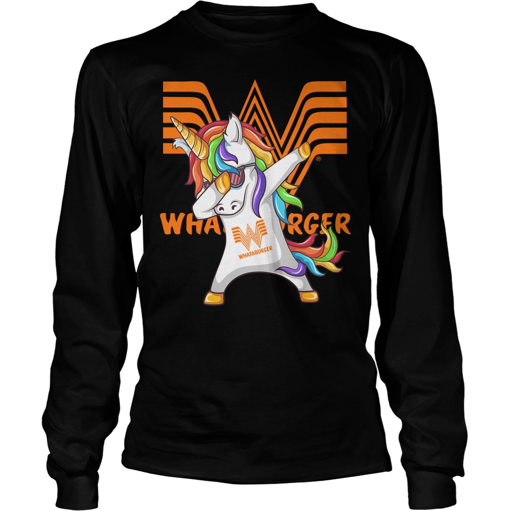 Unicorn Whataburger Dabbing Longsleeve