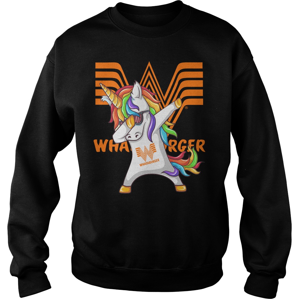 Unicorn Whataburger Dabbing Sweater