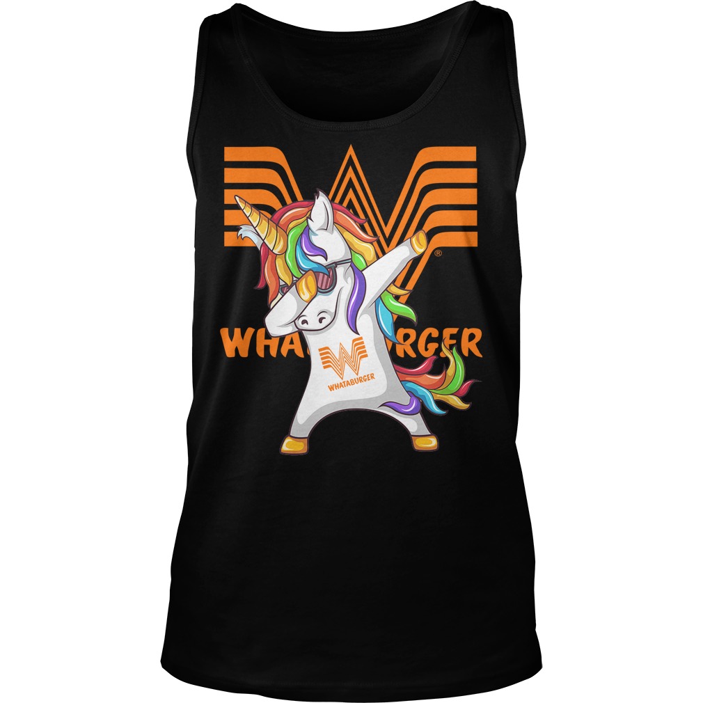 Unicorn Whataburger Dabbing Tanktop