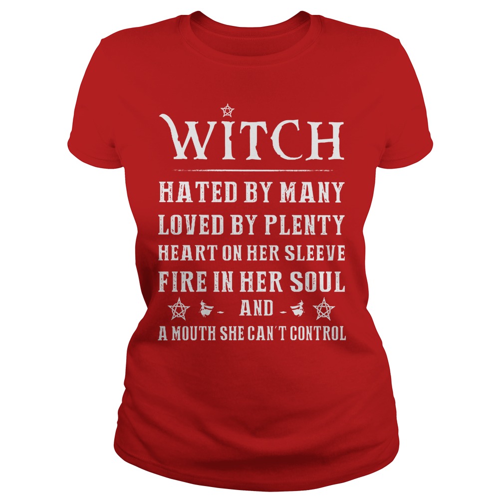 Witch Hated By Many Loved By Plenty Heart On Her Sleeve Ladies
