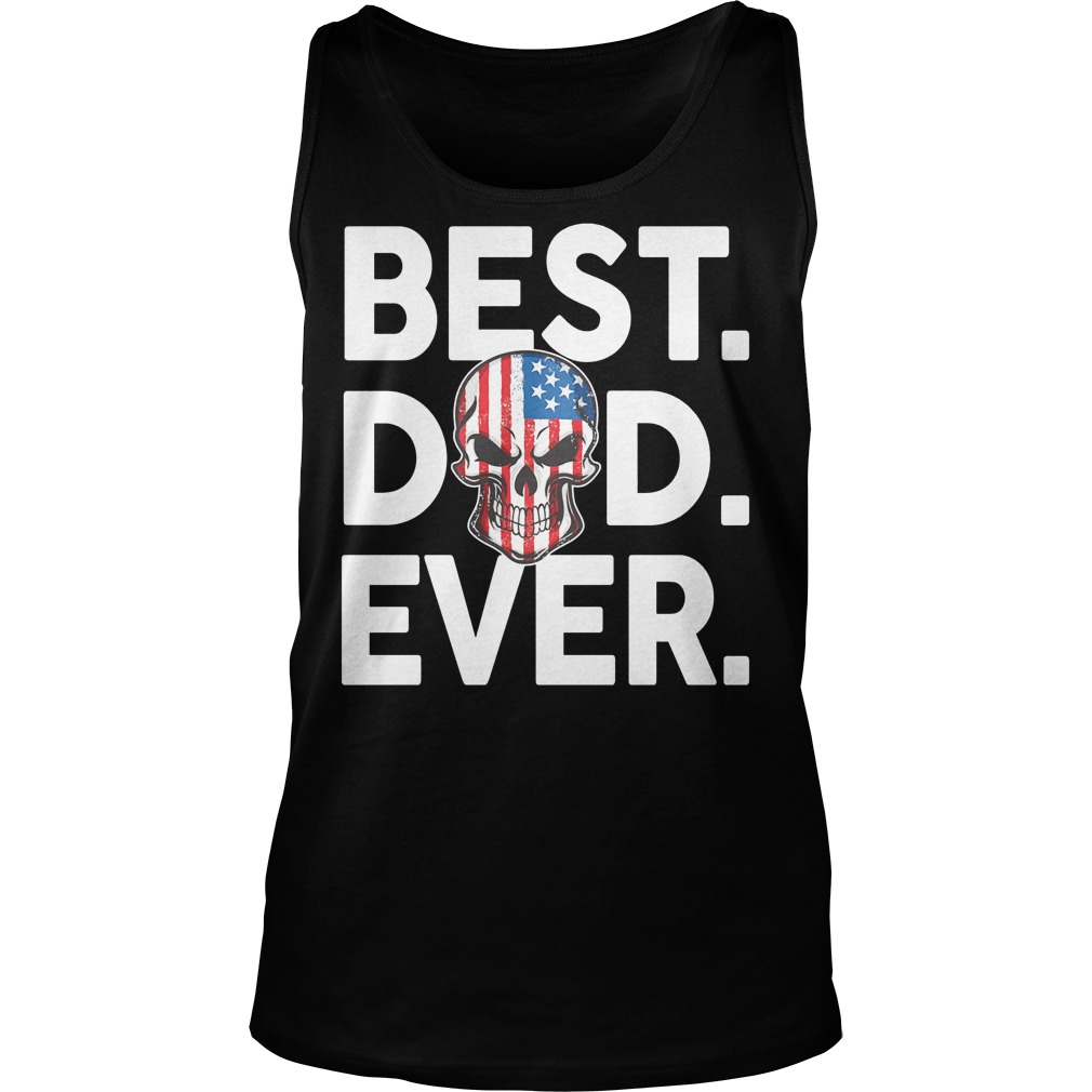 American Skull Best Dad Ever Tanktop