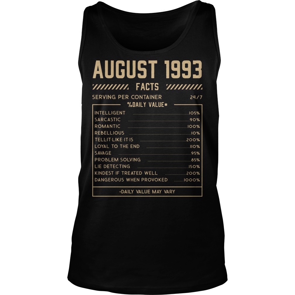 August 1993 Daily Value Tanktop