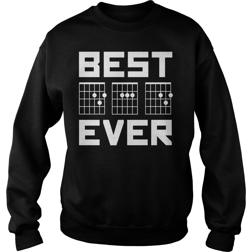 Best Dad Ever Guitar Chords For Musician Sweater