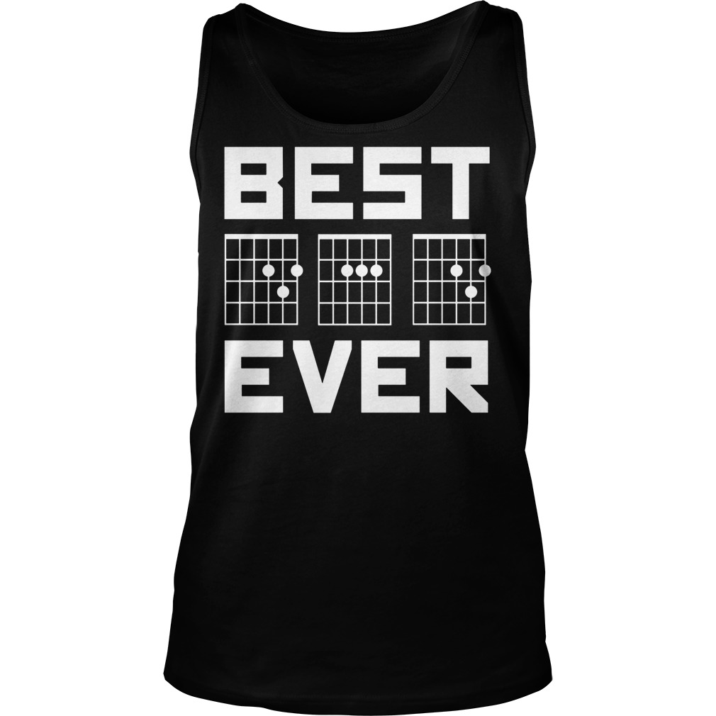 Best Dad Ever Guitar Chords For Musician Tanktop