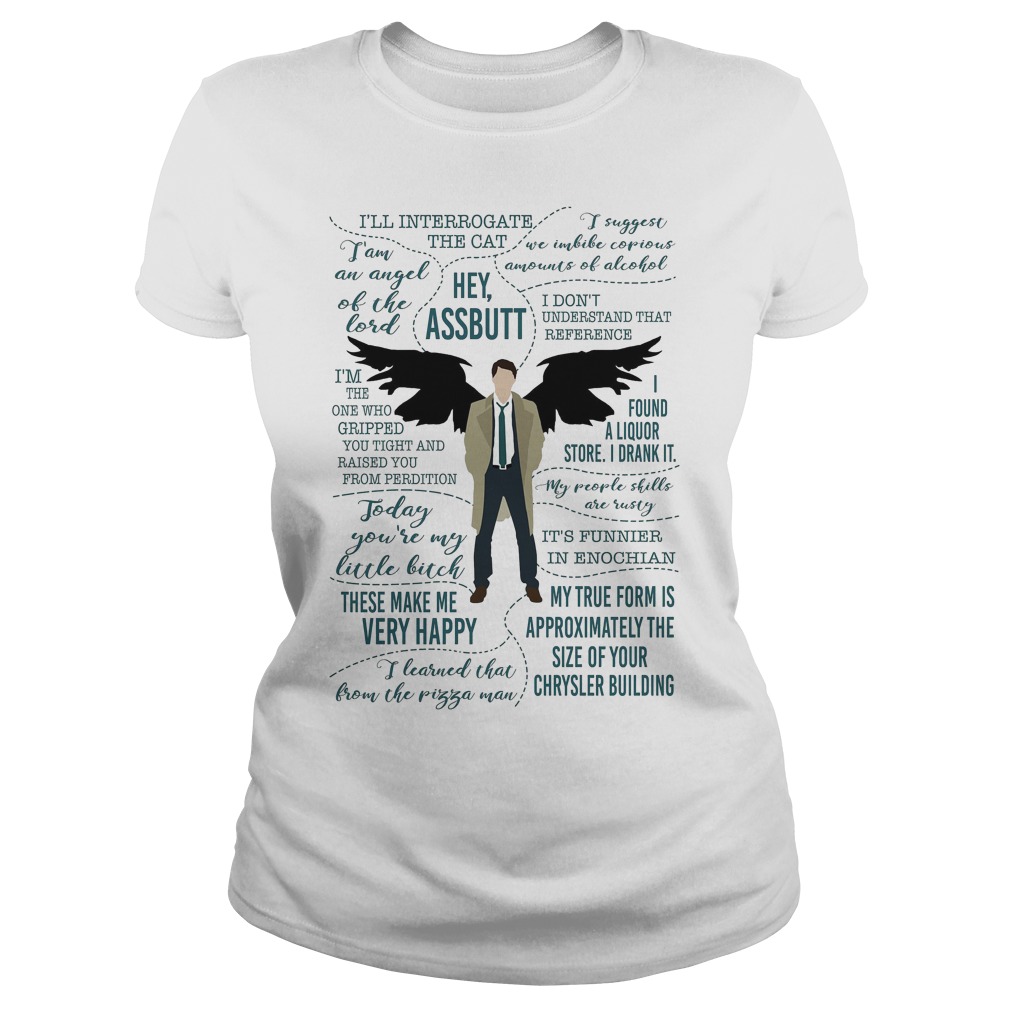 Castiel Supernatural Ill Interrogate The Cat Hey Assbutt Ladies