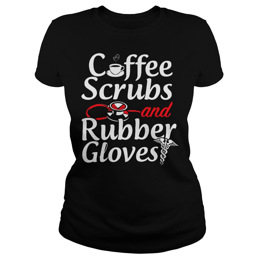 Coffee Scrubs And Rubber Gloves Ladies
