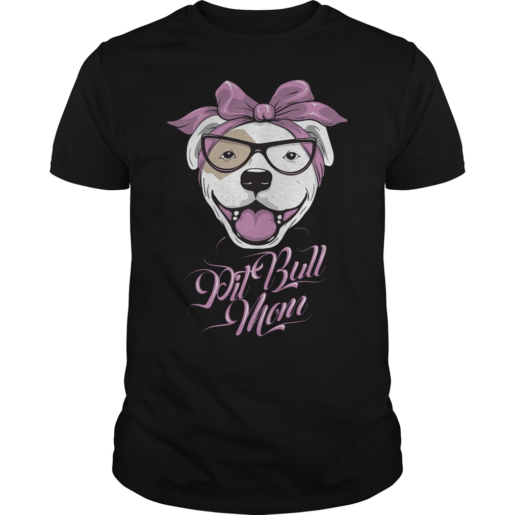 Cute Pit Bull Mom Shirt