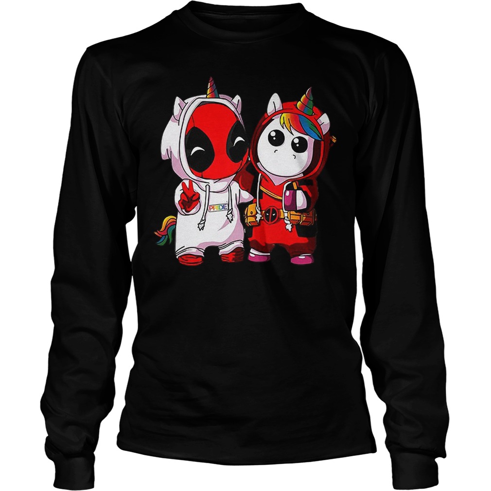 Dadpool And Unicorn In Overcoat Longsleeve