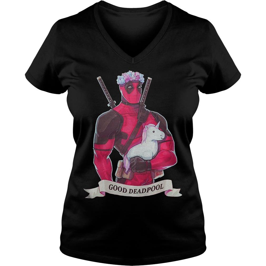 Deadpool Unicorn Good Deadpool V Neck