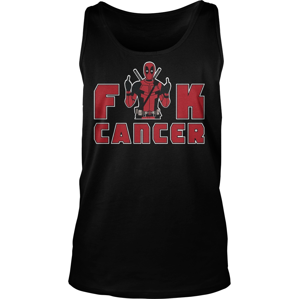Deadpoool Fuck Cancer Tanktop