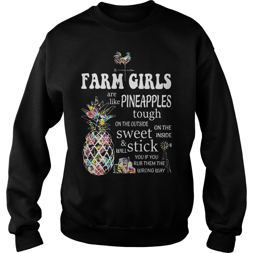 Farm Girls Are Like Pineapples Sweater