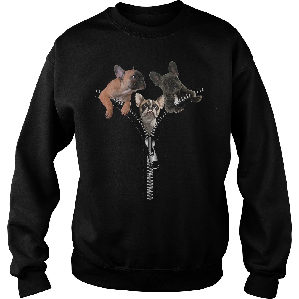 French Bulldog And Zippers Sweater