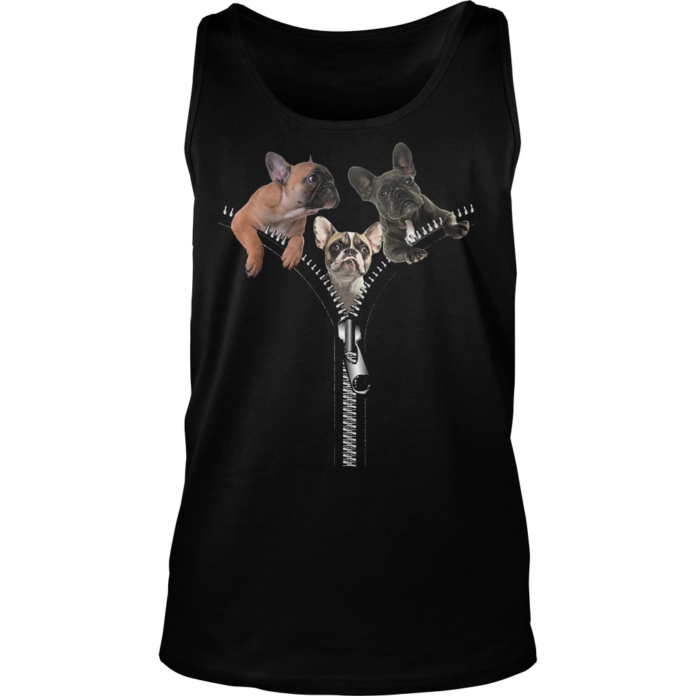 French Bulldog And Zippers Tanktop