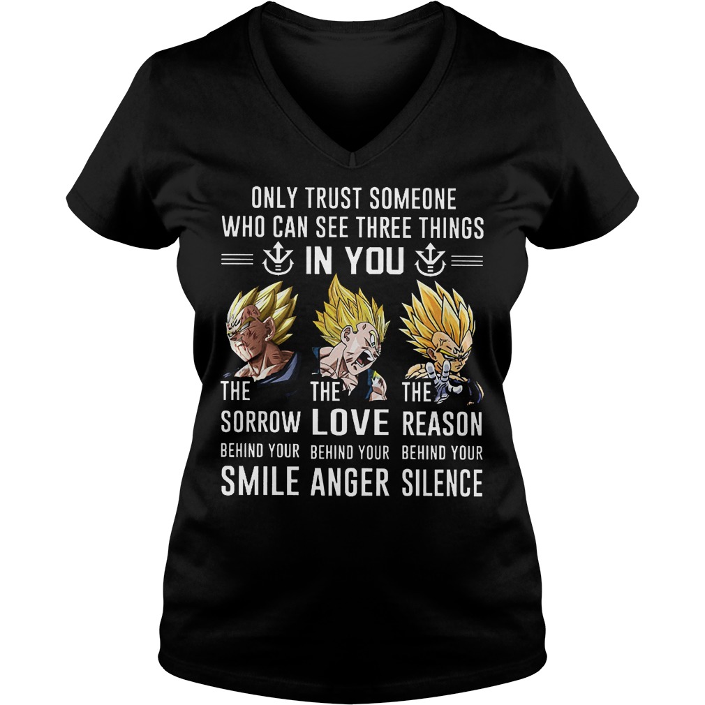 Goku Only Trust Someone Who Can See Three Things In You V Neck