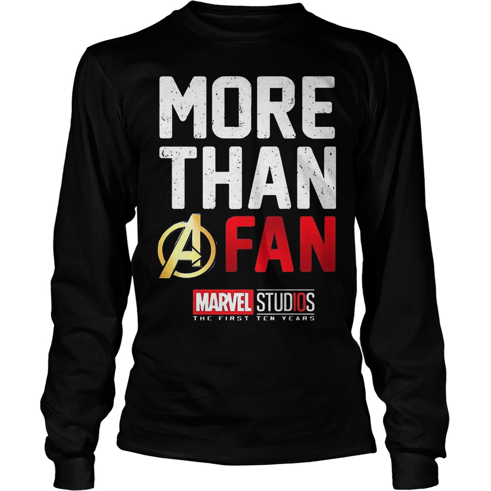 More Than A Fan Marvel Studios Longsleeve