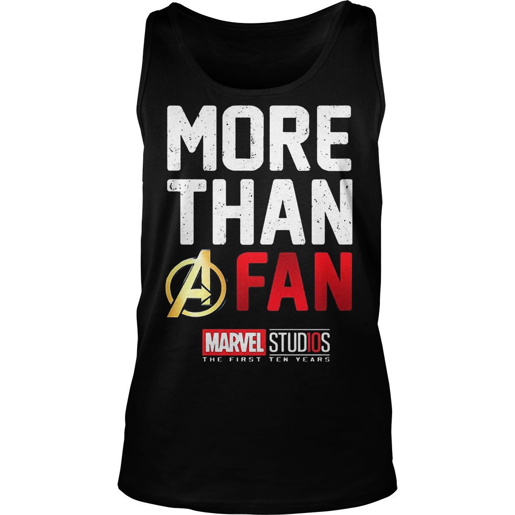 More Than A Fan Marvel Studios Tanktop