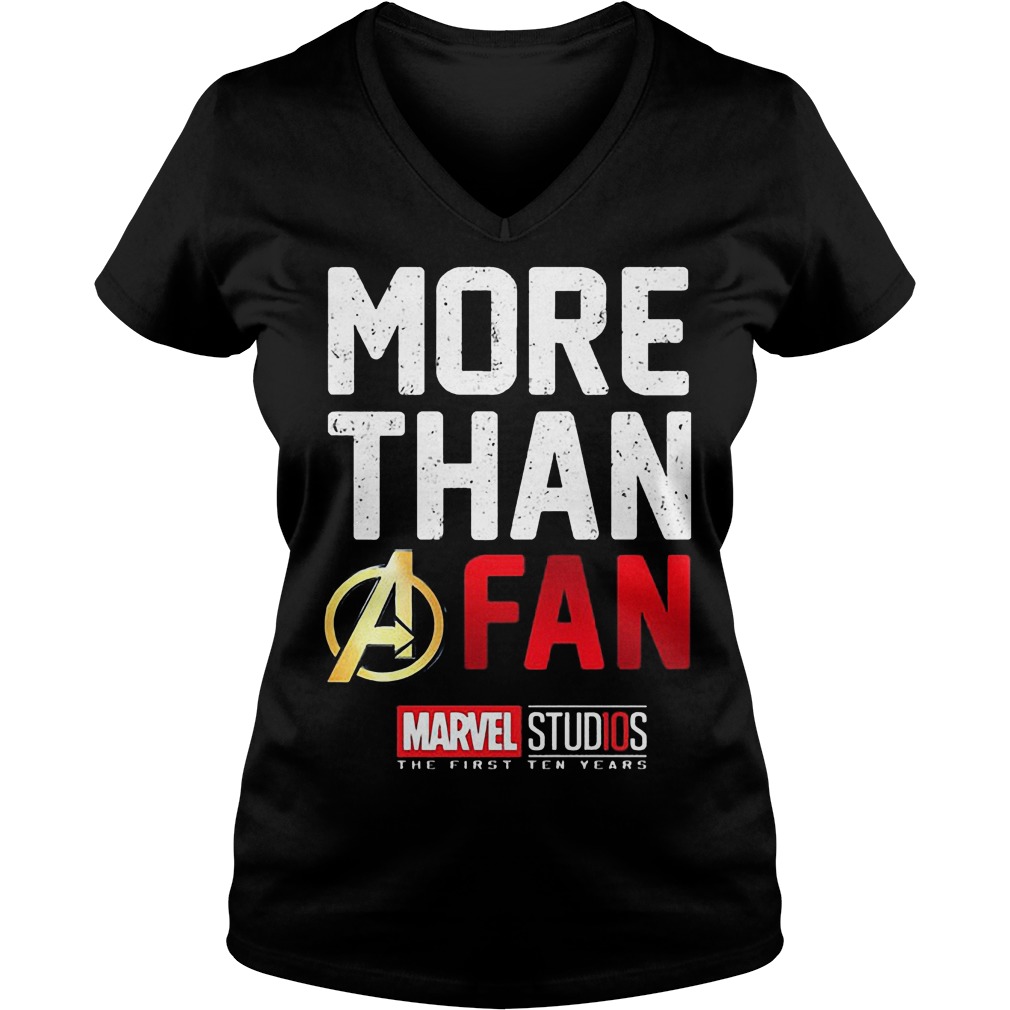 More Than A Fan Marvel Studios V Neck
