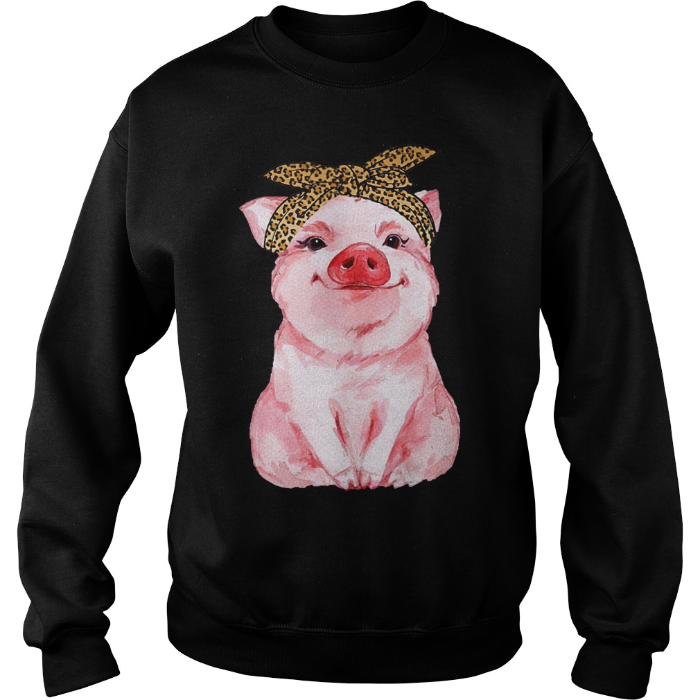 Pig Leopard Bandana Sweater