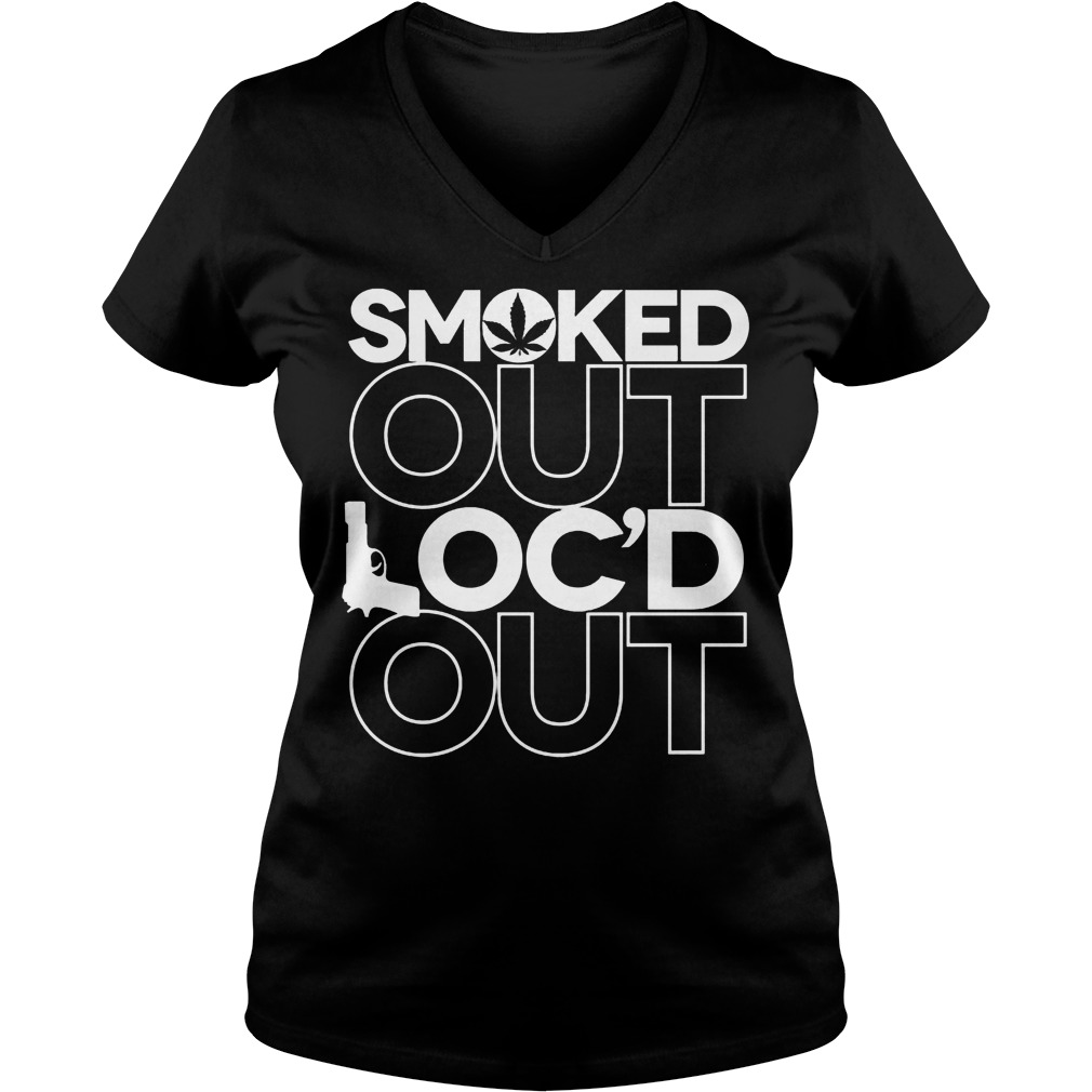 Smoke Out Loc'd Out Ladies Vneck