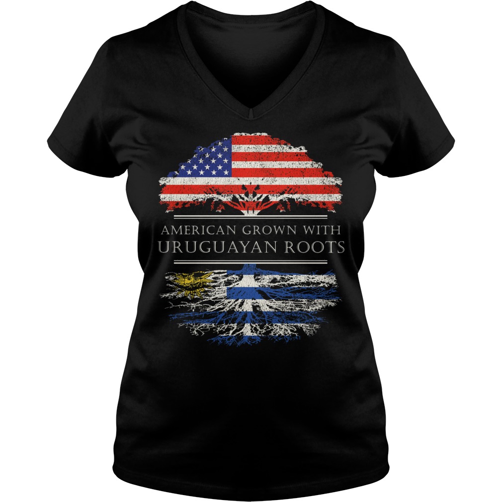 American Grown With Uruguayan Roots V Neck