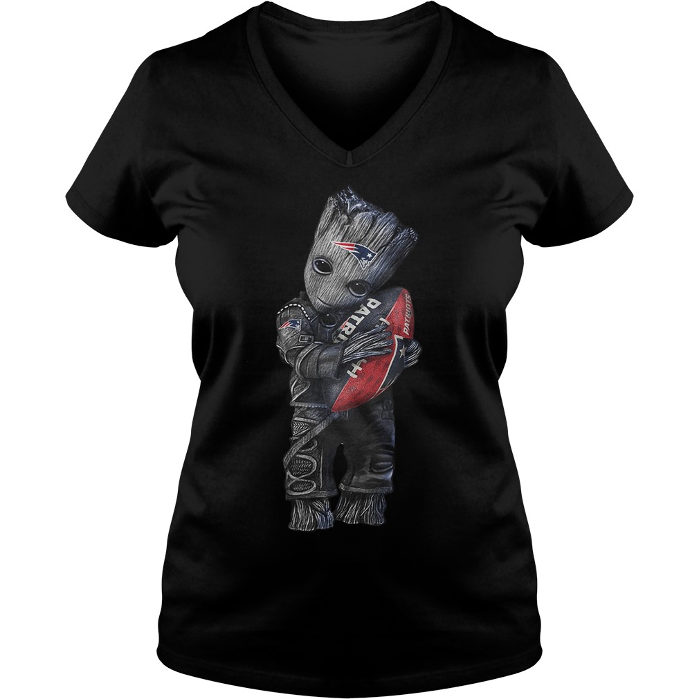Baby Groot Hugs Chicago Bears V Neck