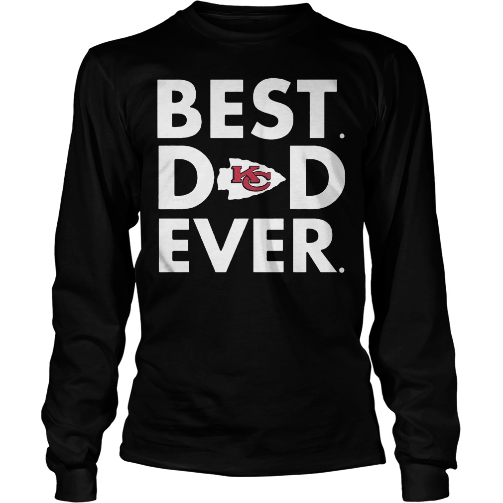 Best Dad Ever Kansas City Chiefs Longsleeve