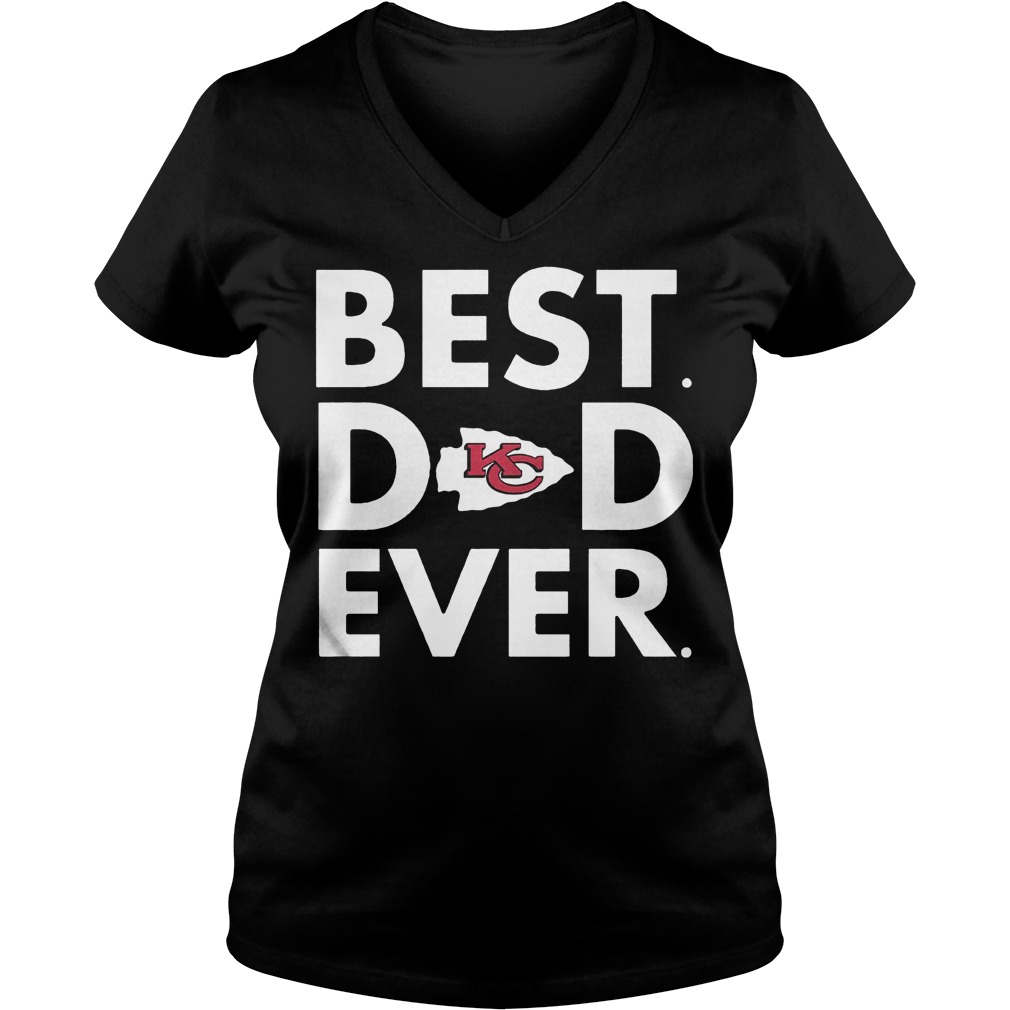 Best Dad Ever Kansas City Chiefs V Neck