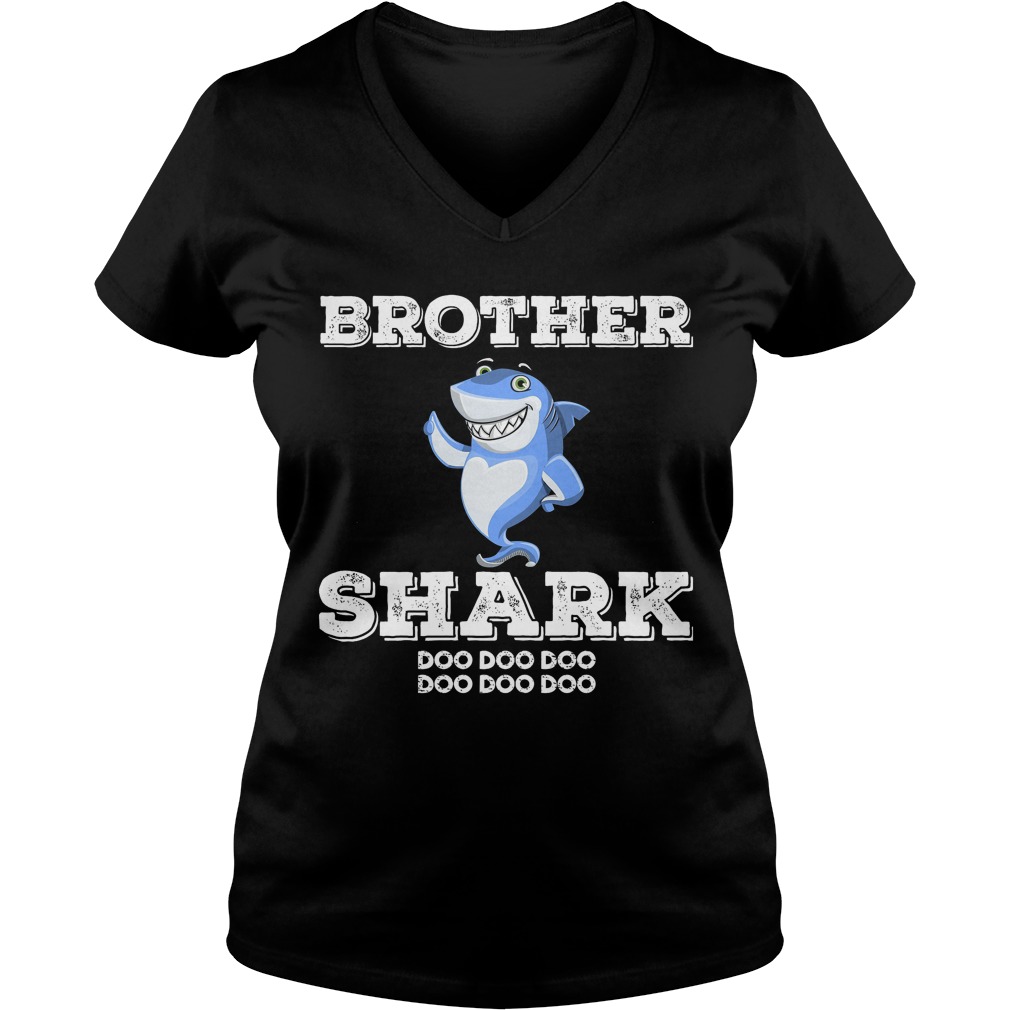 Brother Shark Doo Doo Doo V Neck