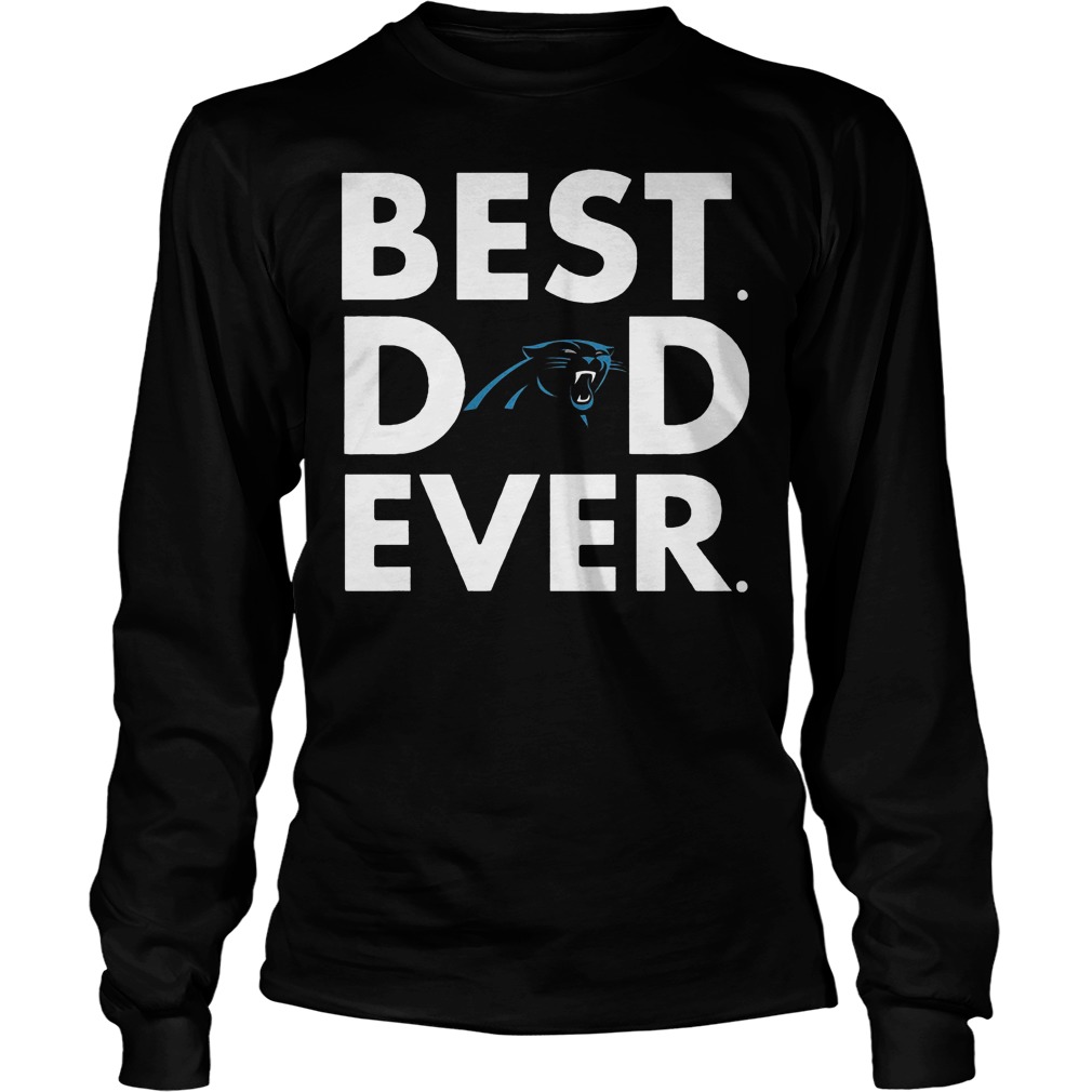 Carolina Panthers Best Dad Ever Longsleeve