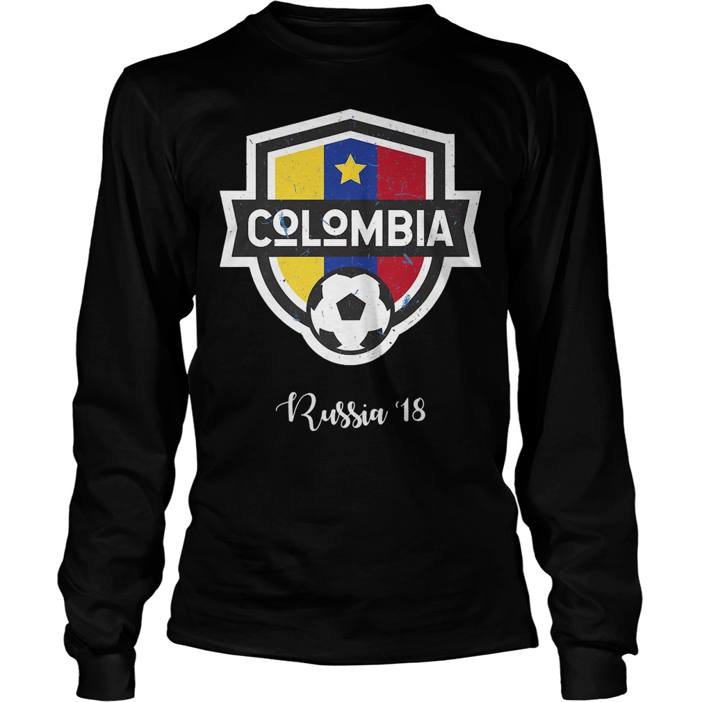 Colombia Jersey Russia World Cup 2018 Longsleeve