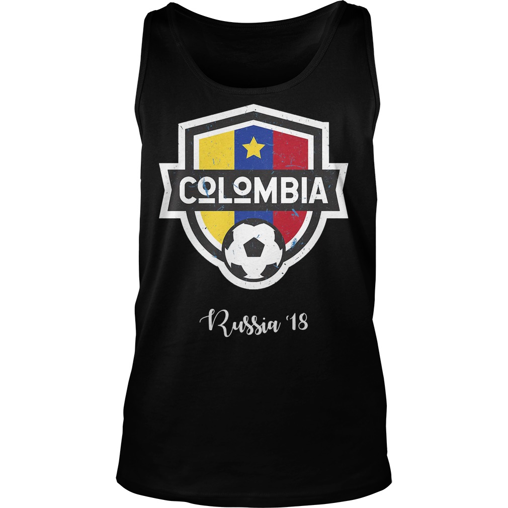 Colombia Jersey Russia World Cup 2018 Tanktop