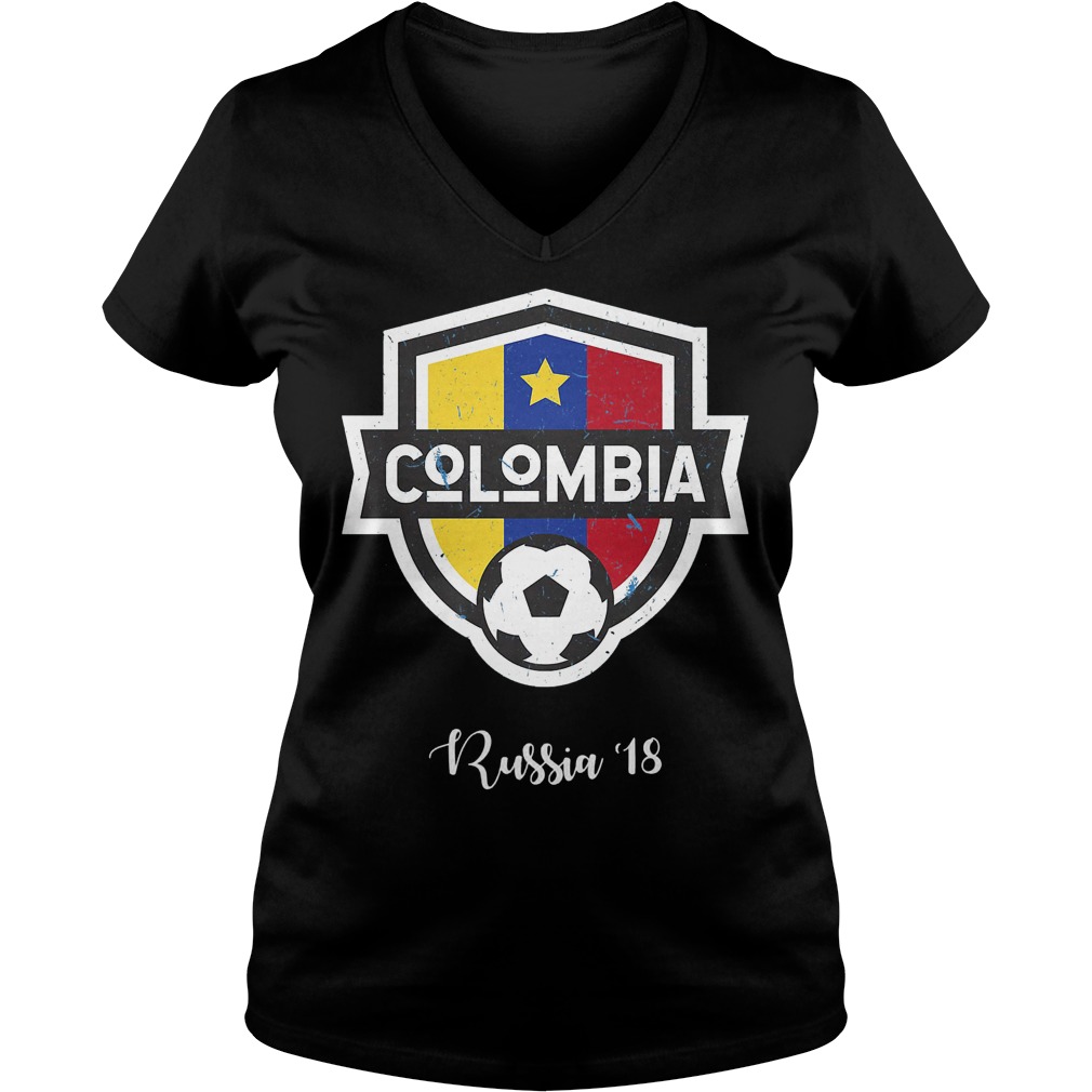 Colombia Jersey Russia World Cup 2018 V Neck