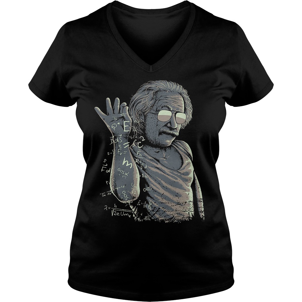 Einstein And Salt Bae V Neck