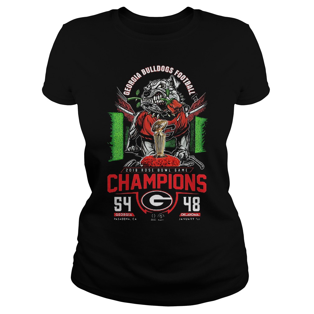 Georgia Bulldogs Football Champions 2018 Ladies