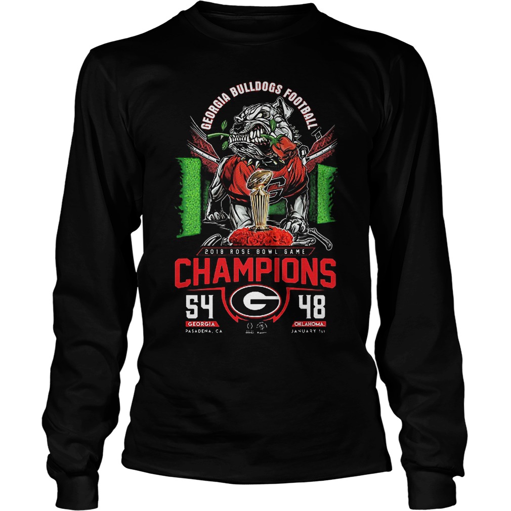 Georgia Bulldogs Football Champions 2018 Longsleeve