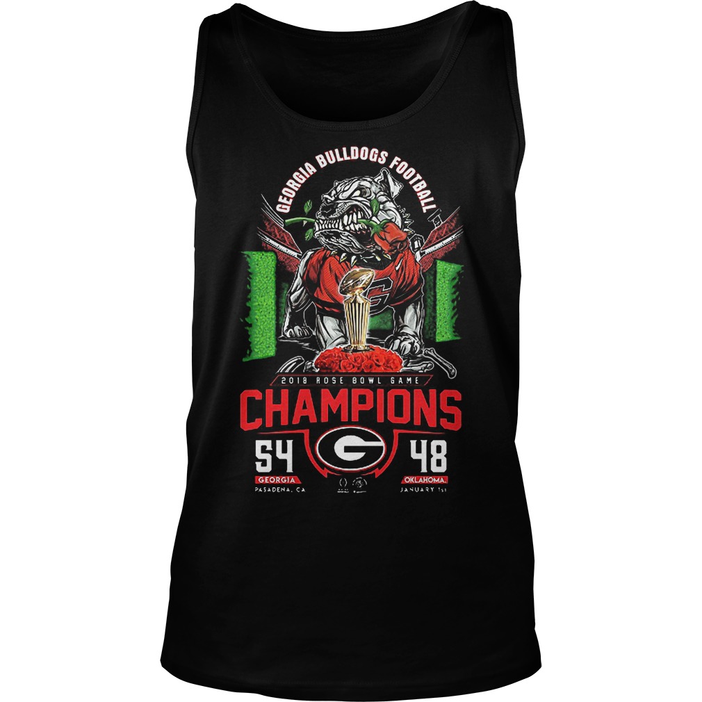 Georgia Bulldogs Football Champions 2018 Tanktop