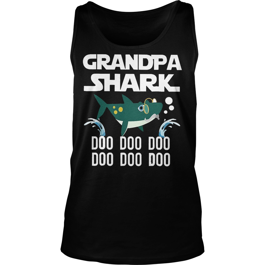 Grandpa Shark Doo Doo Doo Tanktop