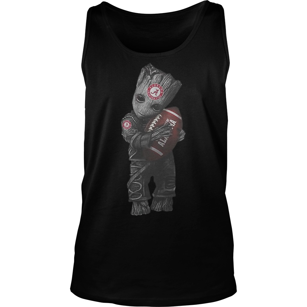Groot Hug Alabama Football Tanktop