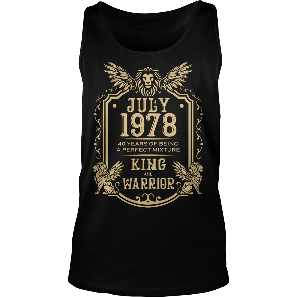 July 1978 King And Warrior Tanktop