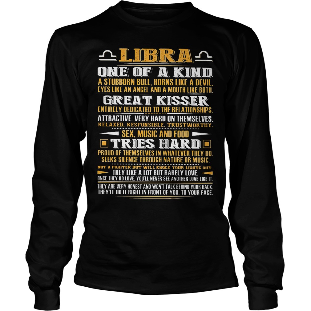 Libra One Of A Kind A Stubborn Bull Longsleeve